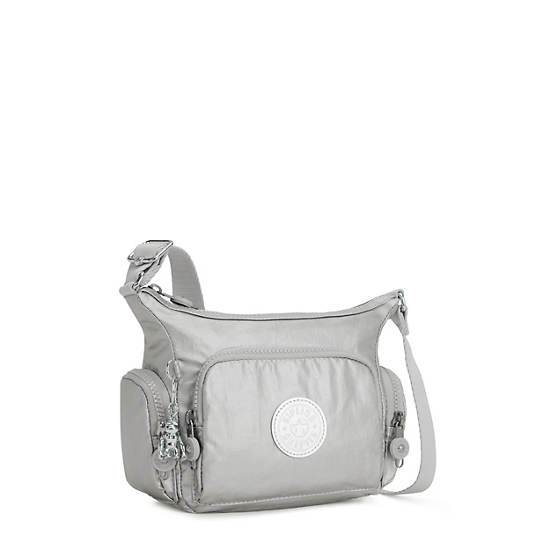 Kipling Gabbie Mini Metallic Crossbody Väska Silver | SE 2092SG